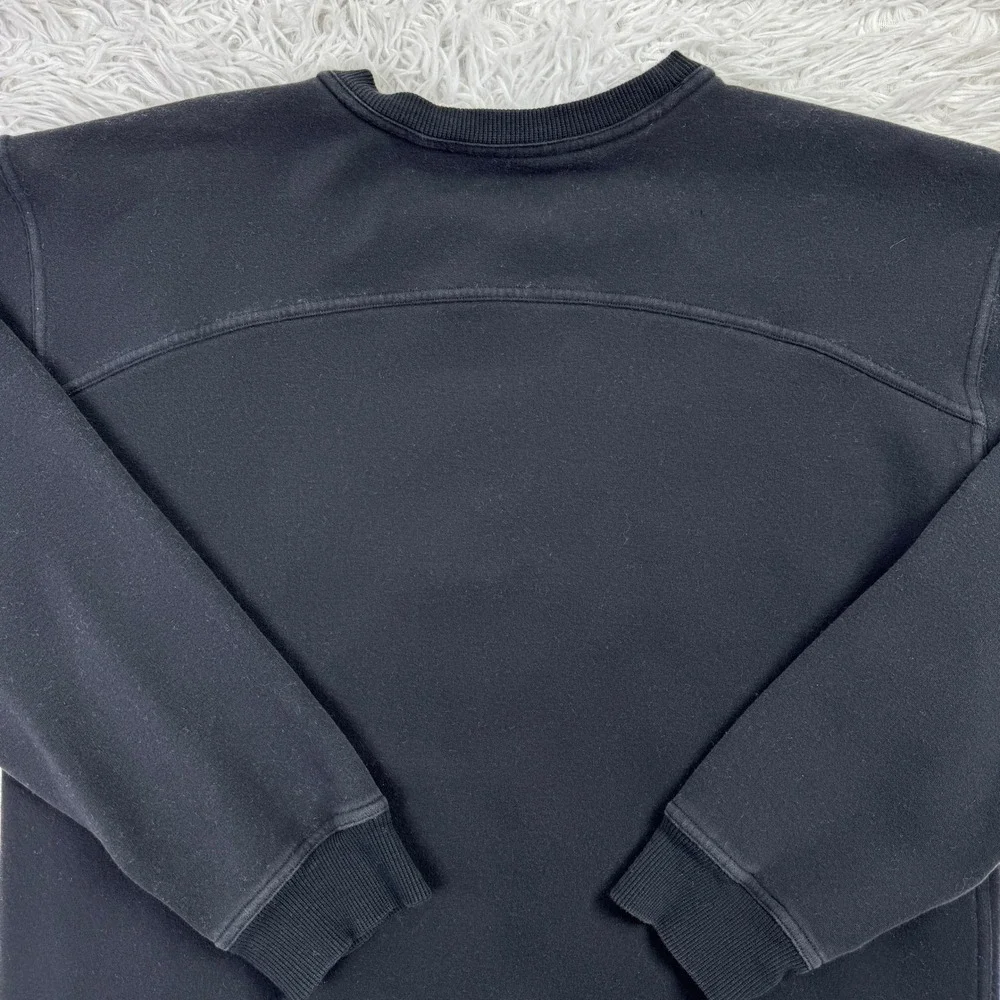 Lululemon Sweater Womens XL Black All Yours Crew Fleece Pullover Sweatshirt